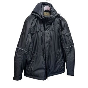 S4 Tex Edition 3000 Men’s Black Brown Winter Jacket – Size 40R (US Large)